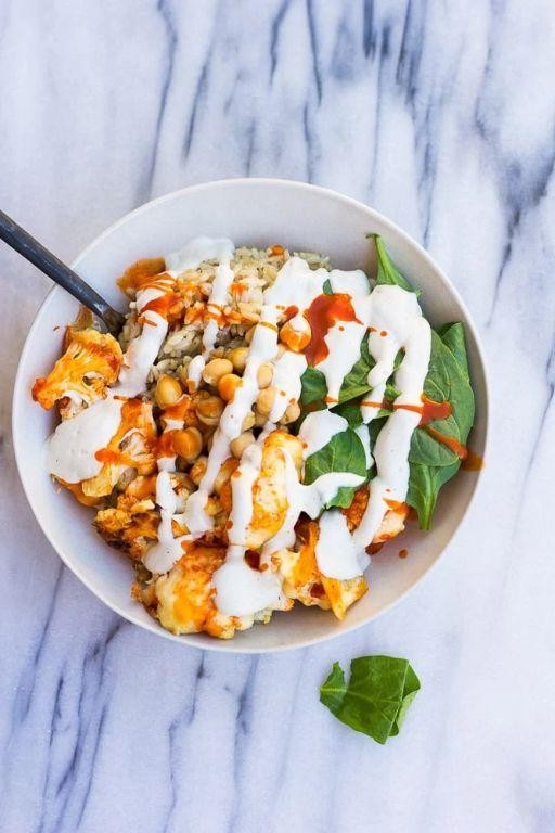 Buffalo Cauliflower Buddha Bowl