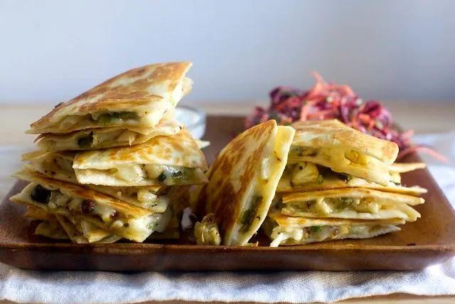 Buffalo Cauliflower Quesadillas