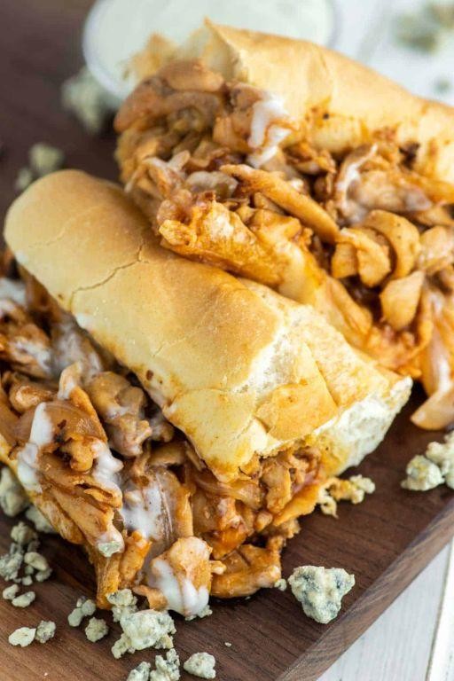 Buffalo Chicken Cheese Steak Casserole