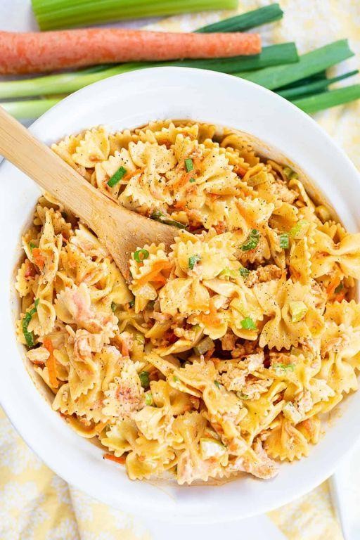 Buffalo Chicken Macaroni Salad