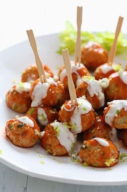 Buffalo Chicken Meatballs