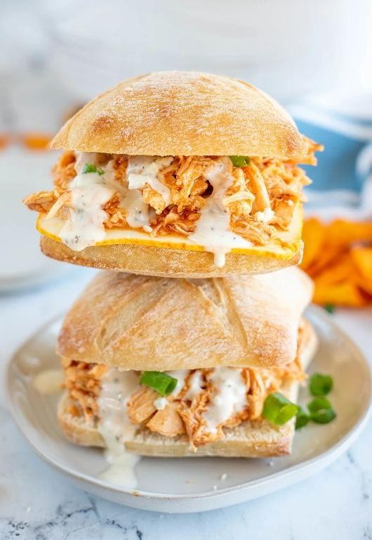 Buffalo Shredded Chicken Sandwich
