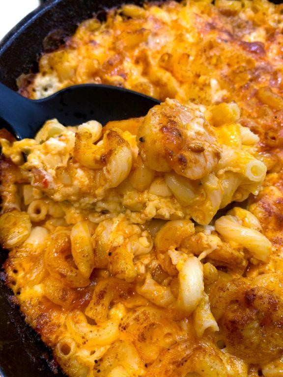 Buffalo Shrimp Macaroni and Cheese