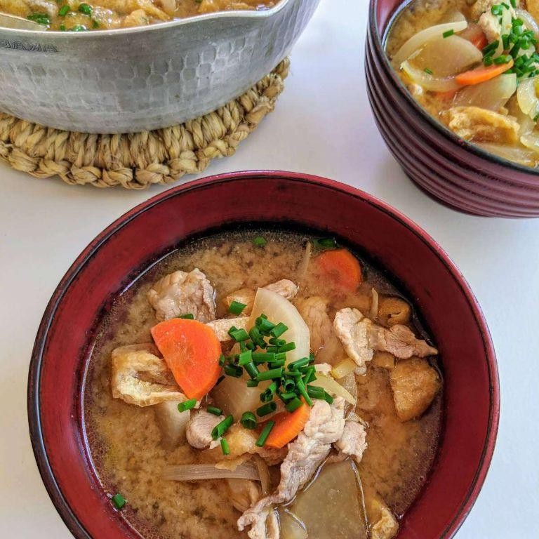 Butajiru (Pork Miso Soup)