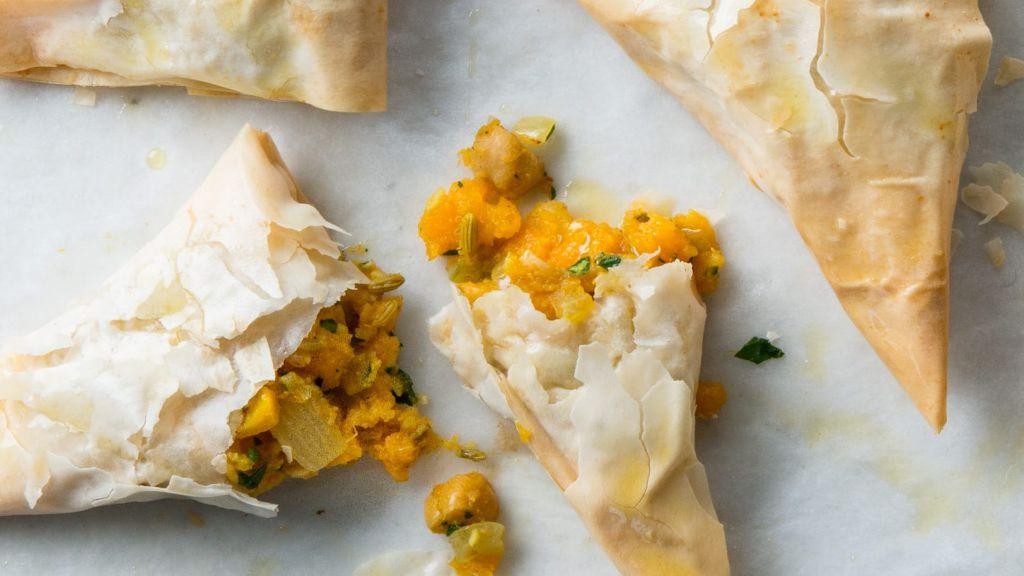 Butternut Squash Samosas