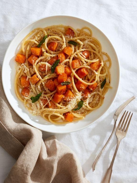 Butternut Squash Spiral Noodles with Sage Butter