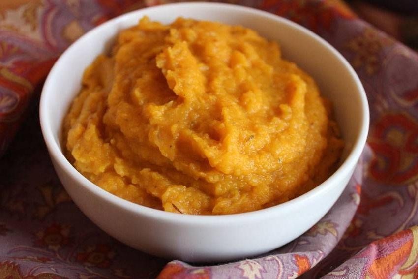 Butternut Squash and Apple Puree