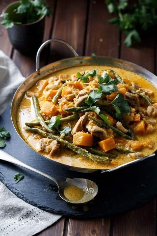 Butternut Squash and Green Beans Curry