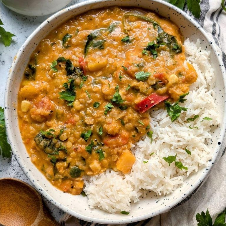 Butternut Squash and Lentil Dal