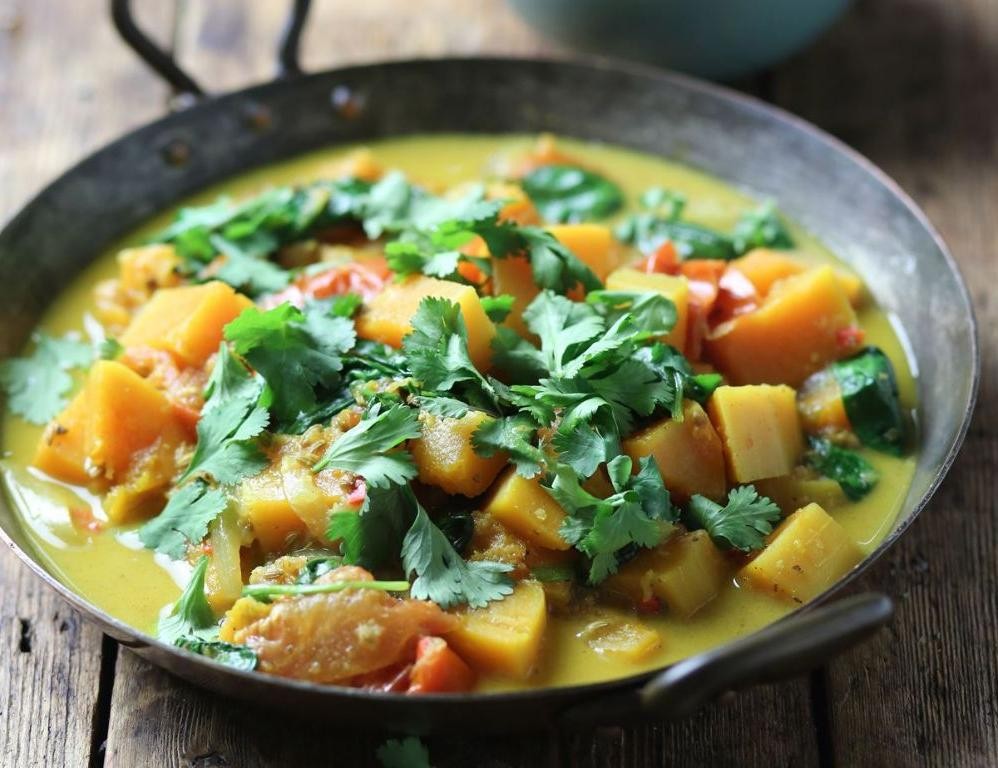 Butternut Squash and Tomato Curry