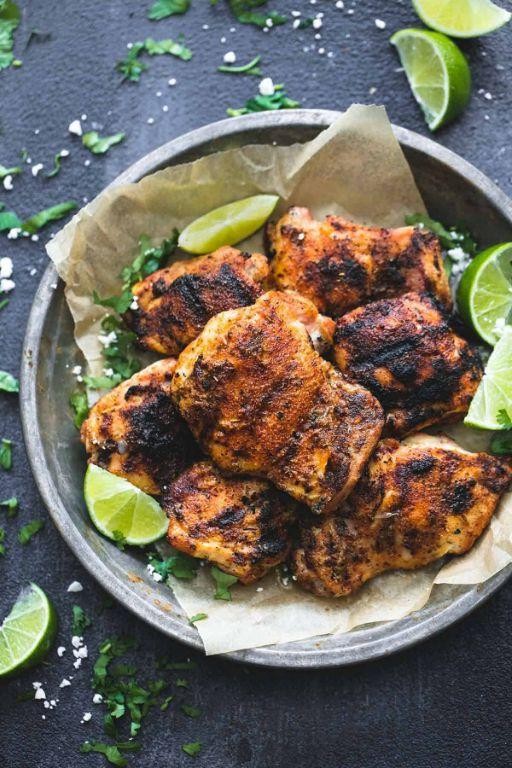 Cajun Spiced Grilled Chicken Thighs