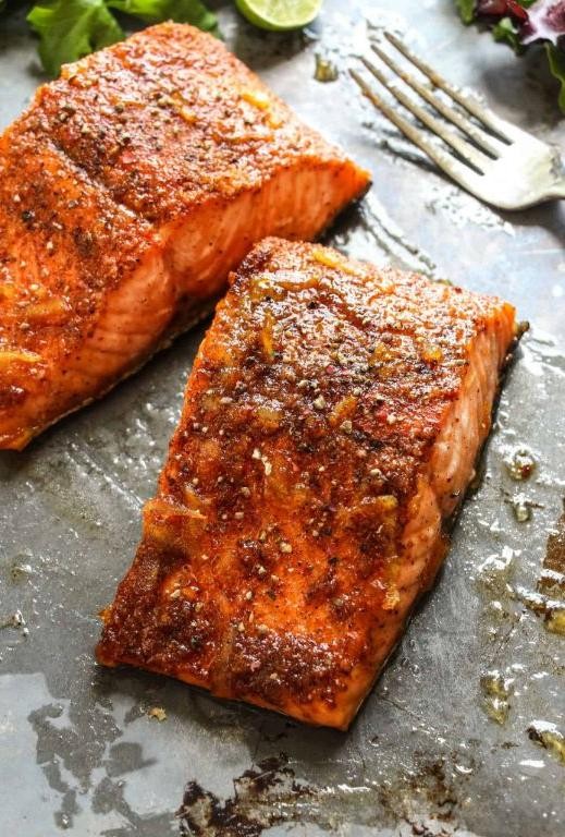 Cajun Spiced Marinated Salmon