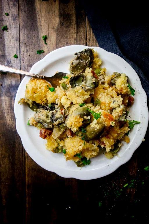 Cajun Spiced Oyster Dressing