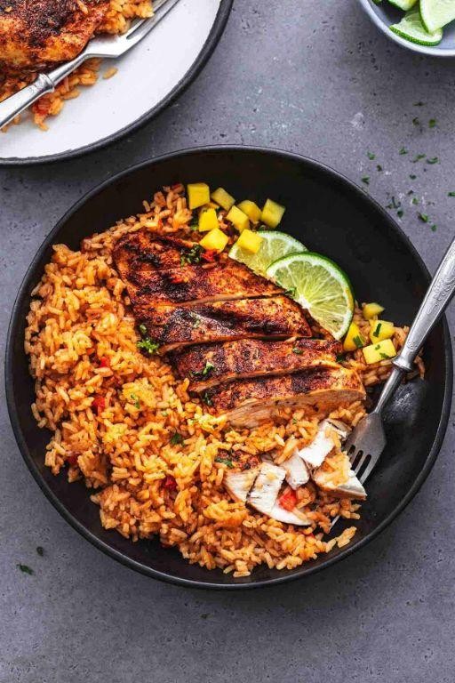 Cajun Spicy Chicken and Dirty Rice