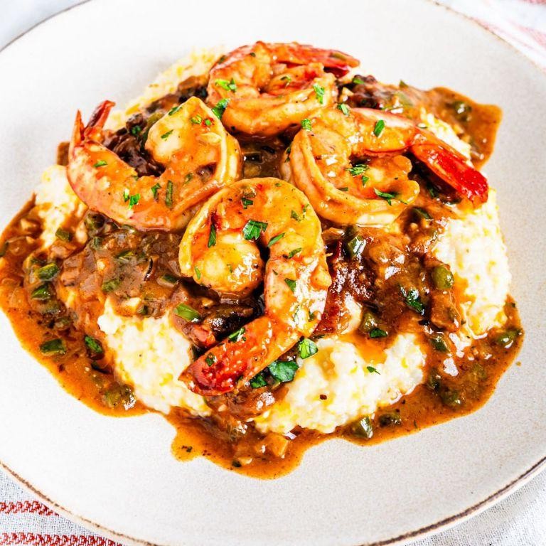 Cajun Spicy Shrimp and Grits