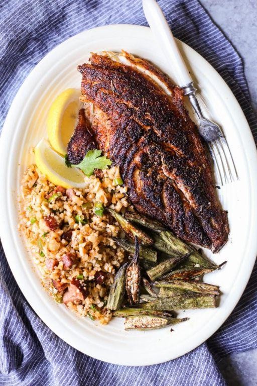 Cajun Style Fried Red Snapper