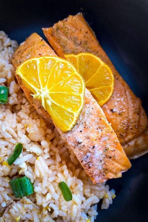 Calamondin Glazed Salmon