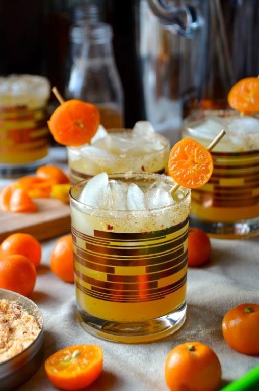 Calamondin and Ginger Cocktail