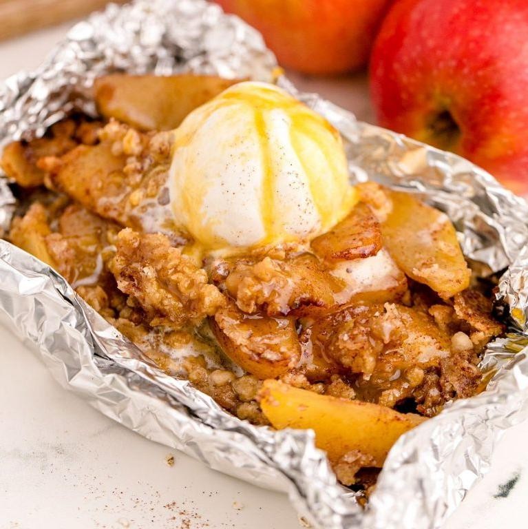 Campfire Apple Crisp