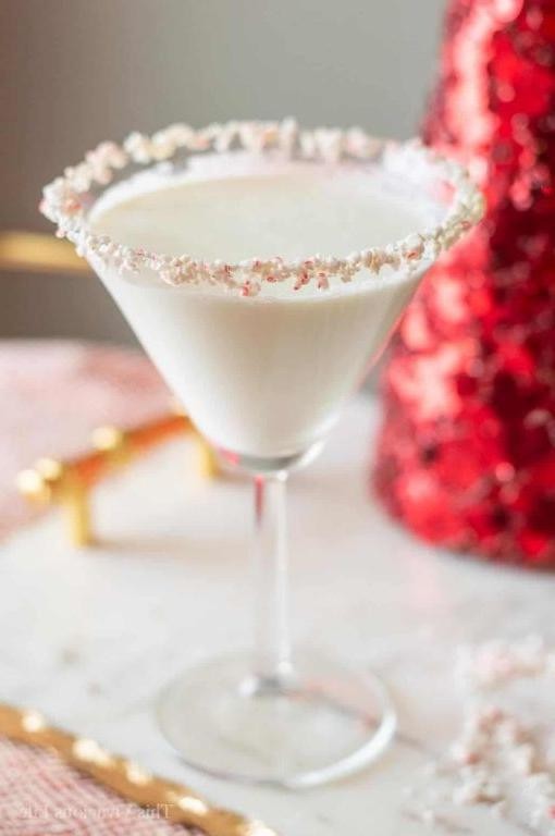 Candy Cane Cooler Mocktail