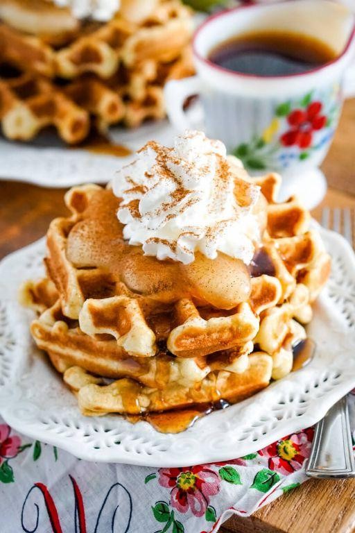 Canned Apple Waffles