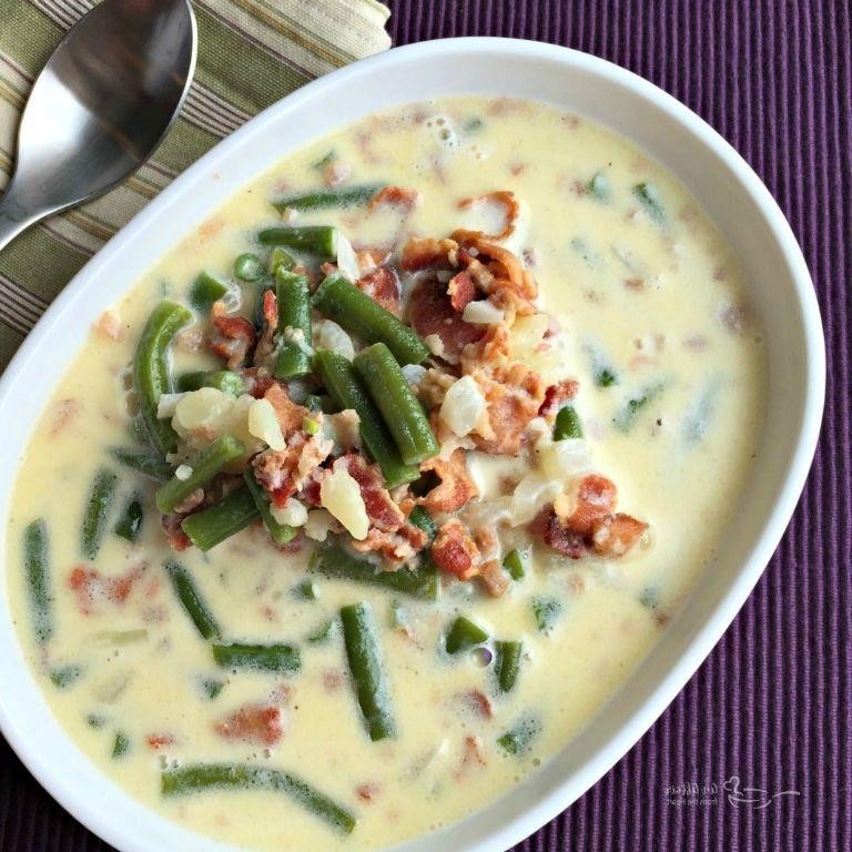 Canned Green Bean Soup with Potatoes
