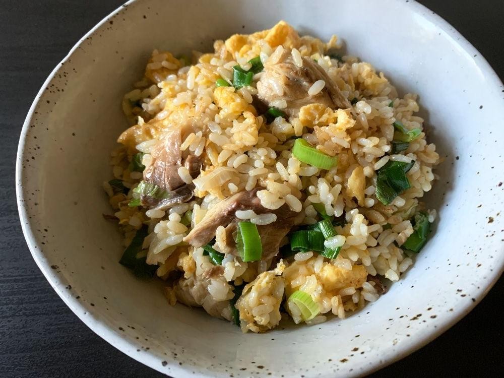 Canned Mackerel Fried Rice