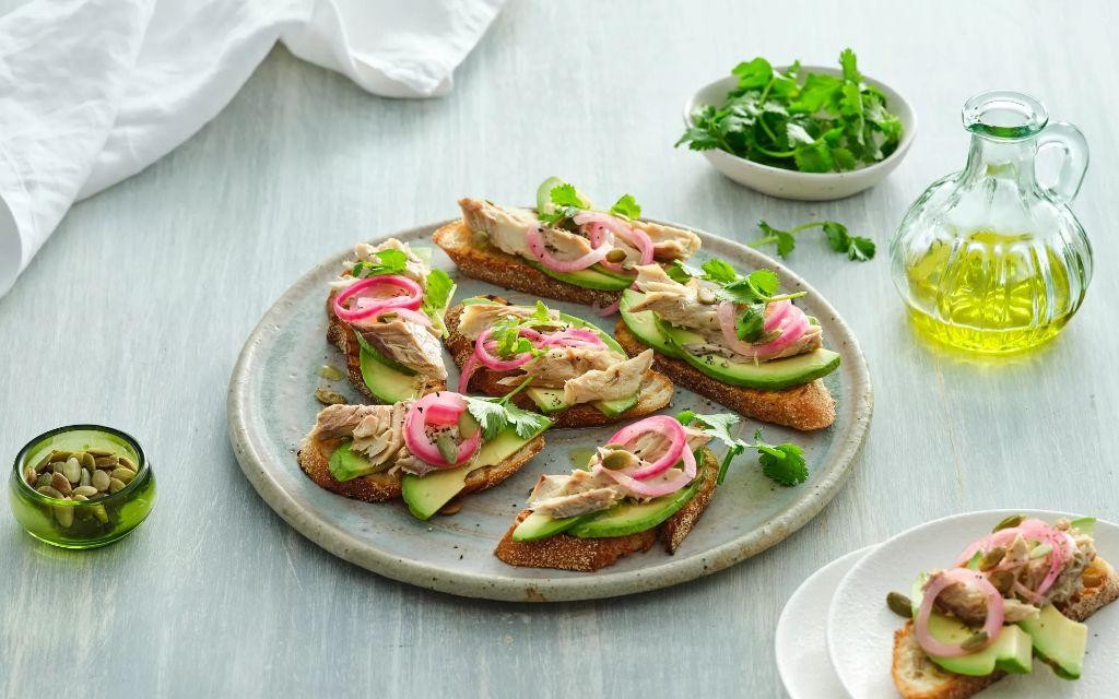 Canned Mackerel and Avocado Toast