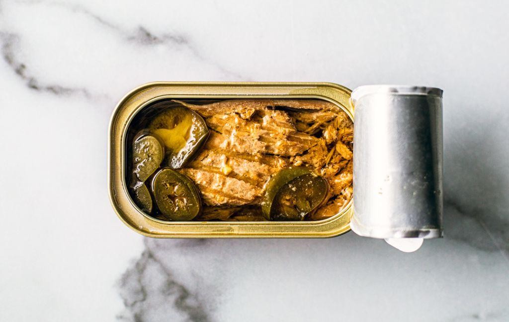 Canned Mackerel and Cheese Quesadilla