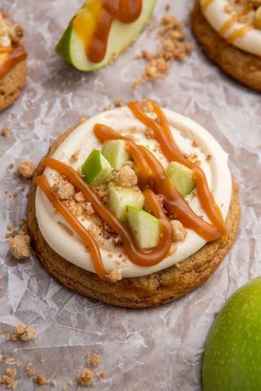 Caramel Apple Crunch Crazy Cookies