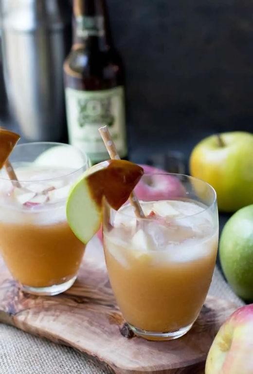 Caramel Apple Rum Shot