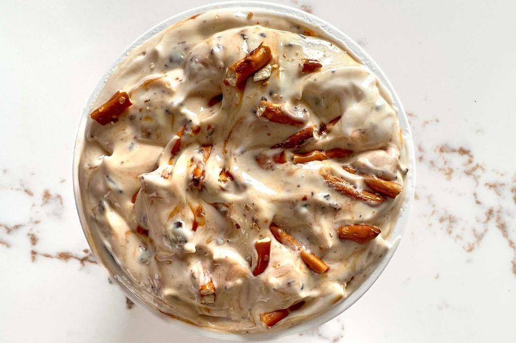 Caramel Pecan Cottage Cheese Ice Cream