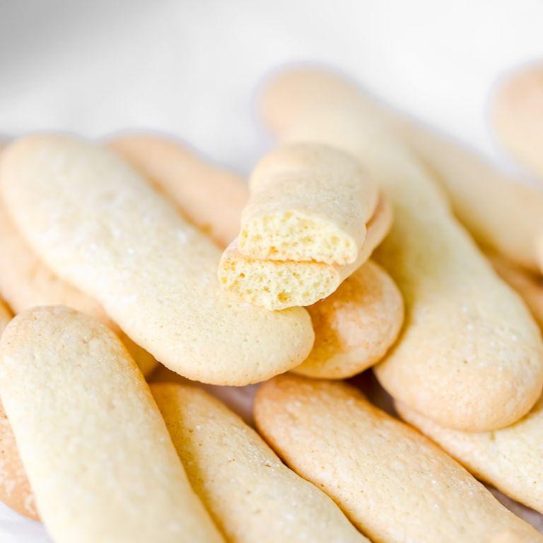 Caramel Swirl Ladyfinger Cookies