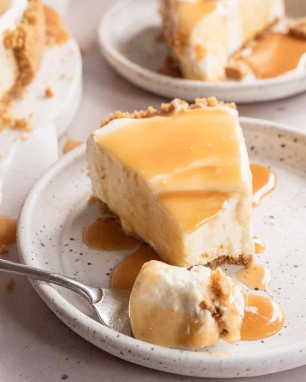 Caramel Yogurt Cheesecake