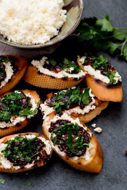 Caramelized Onion and Ricotta Toast