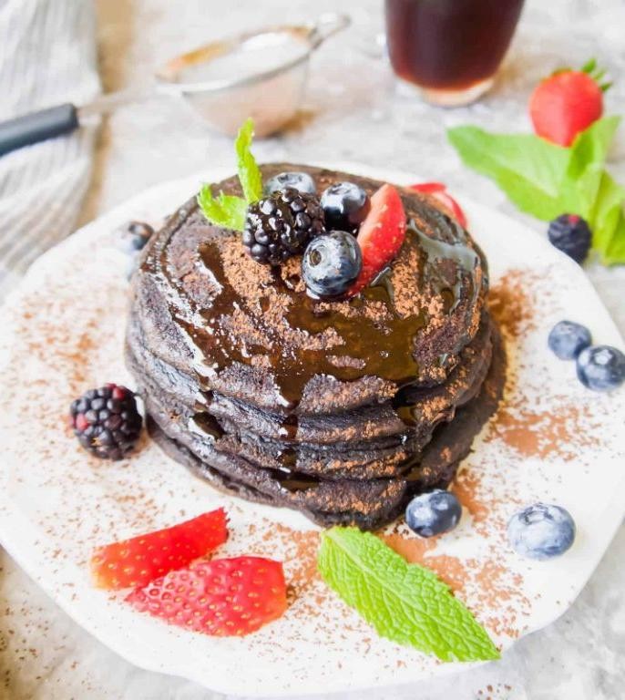 Carob Powder Pancakes