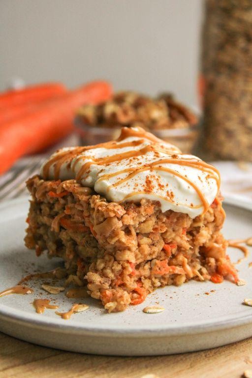 Carrot Cake Baked Oats