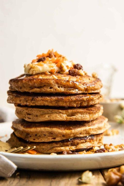 Carrot Cake Buttermilk Pancakes