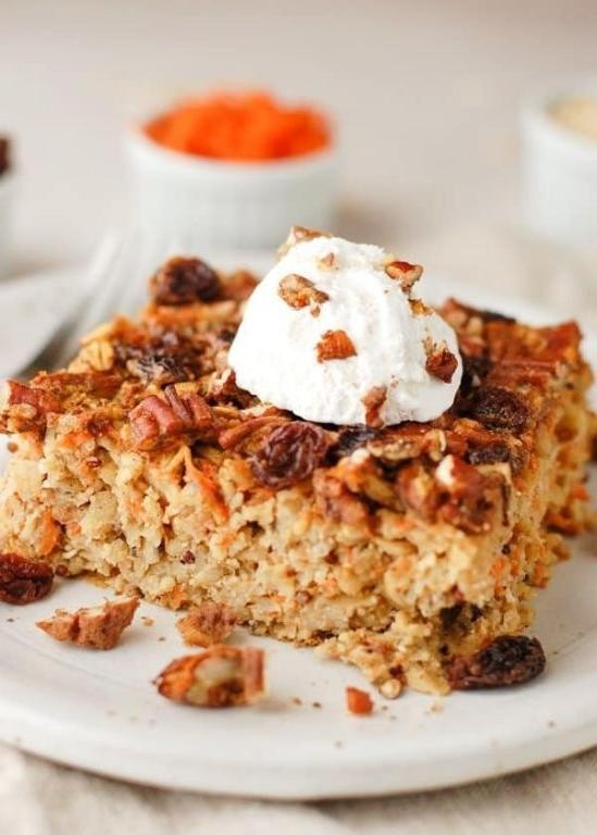 Carrot Cake Low Calorie Oatmeal