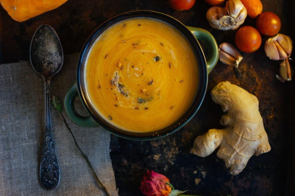 Carrot Ginger Sacred Heart Diet Soup