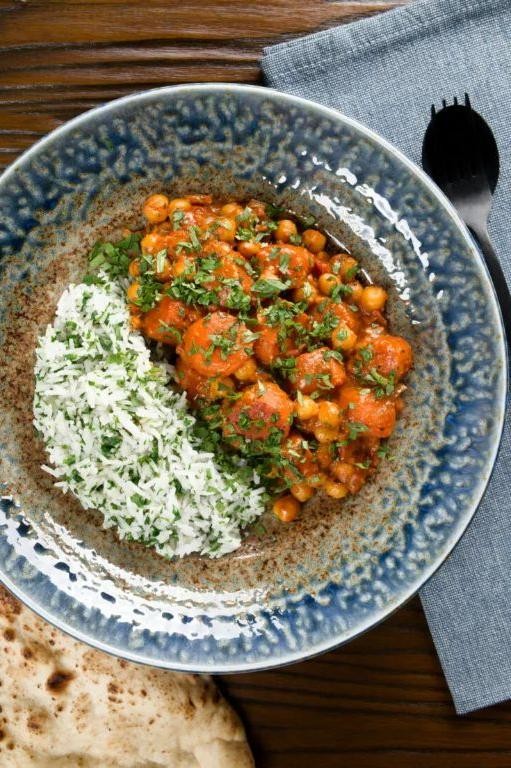 Carrot and Chickpea Curry