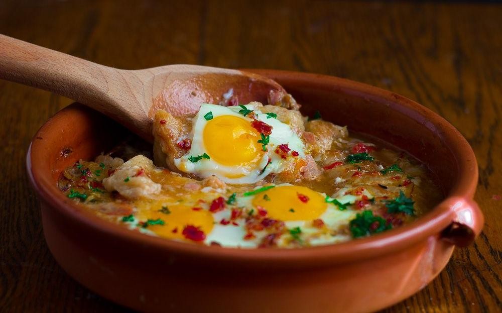 Castilian Garlic Soup Salad