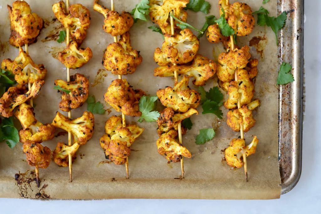 Cauliflower Kebabs