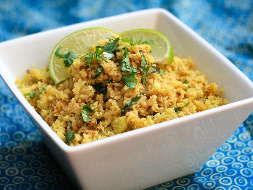 Cauliflower Rice with Garam Masala and Coriander