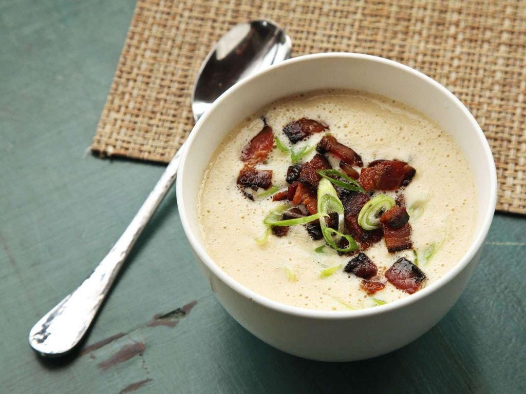 Cauliflower and Bacon Soup