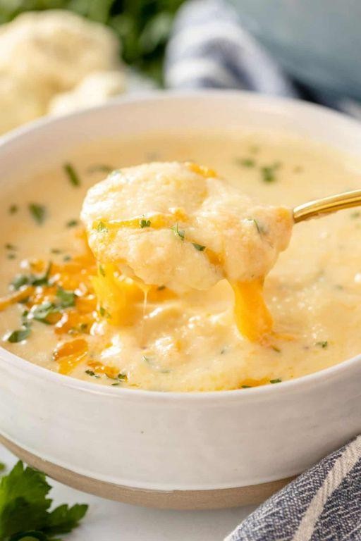 Cauliflower and Cheese Soup