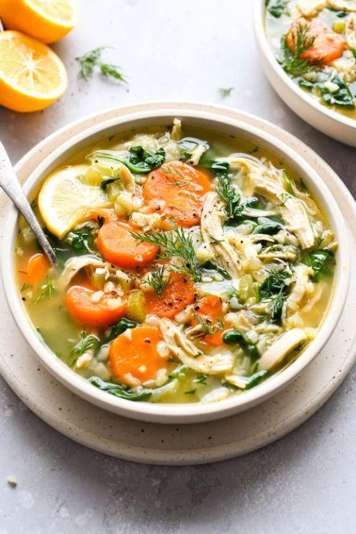 Cauliflower and Chicken Soup