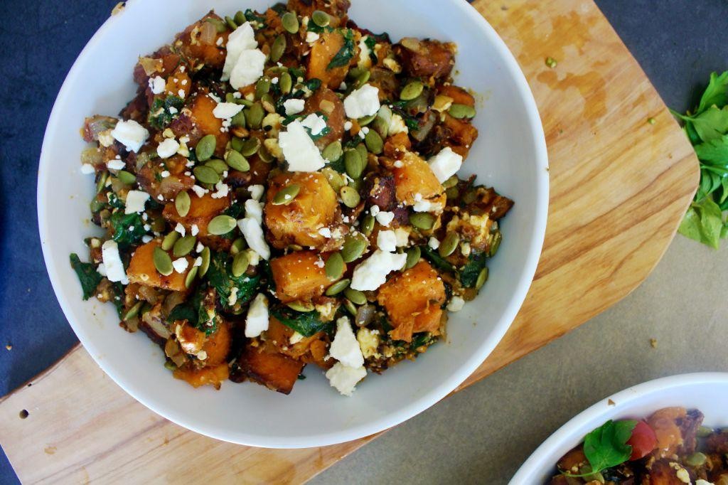 Chard and Sweet Potato Hash
