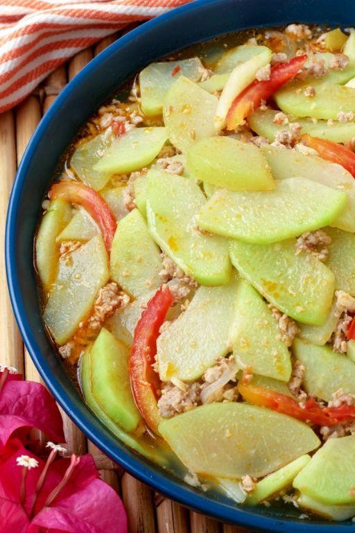 Chayote and Pork Stew