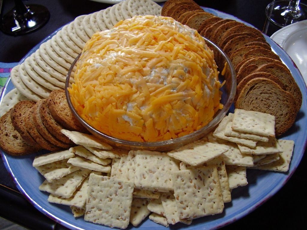Cheddar and Beer Cheese Ball